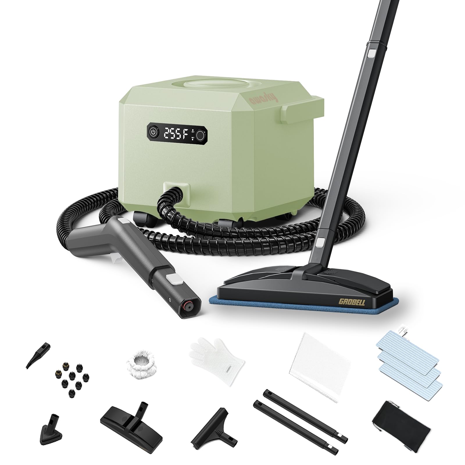 サキナ　ピノ　steamer &tesla/cleaner awasky Steam Cleaner: 1650W, Fast 50-Sec Heat-Up Refill